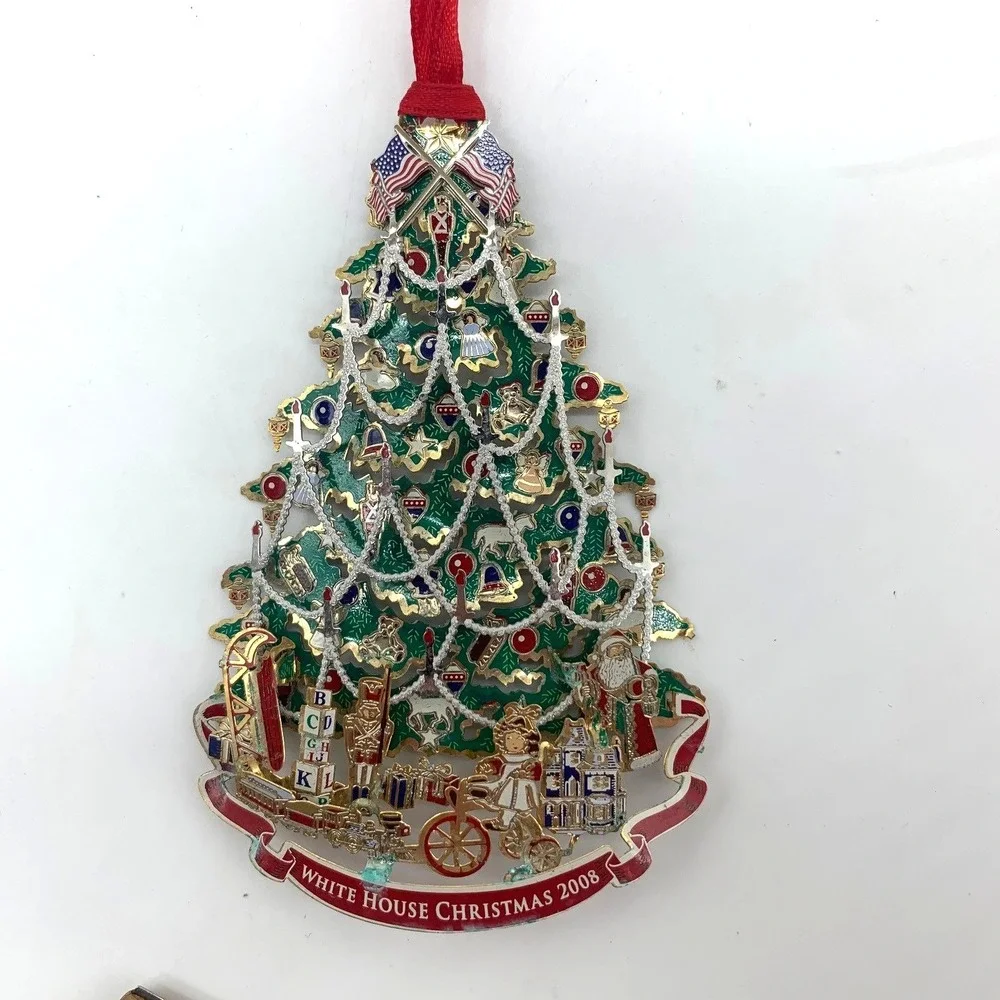 White House Historical Association Christmas Ornament 2008 Benjamin Harrison